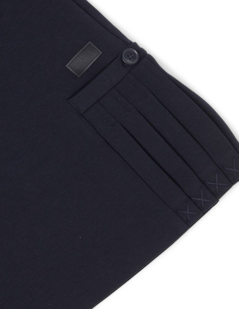 rinascente Emporio Armani Cotton dress with side pleats