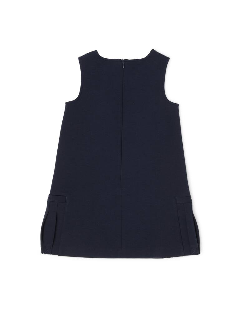 rinascente Emporio Armani Cotton dress with side pleats