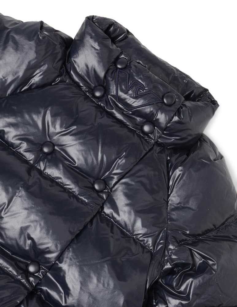 Emporio Armani Down jacket in quilted nylon with recycled down - picture 2 Emporio Armani Down jacket in quilted nylon with recycled down - picture 2