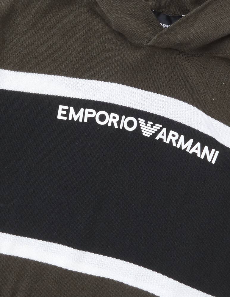 rinascente Emporio Armani Wool blend color block hoodie 