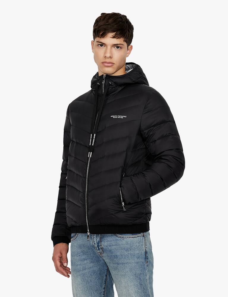 rinascente Armani Exchange Hooded 100g puffer jacket