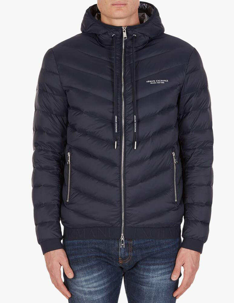 rinascente Armani Exchange Hooded 100g puffer jacket