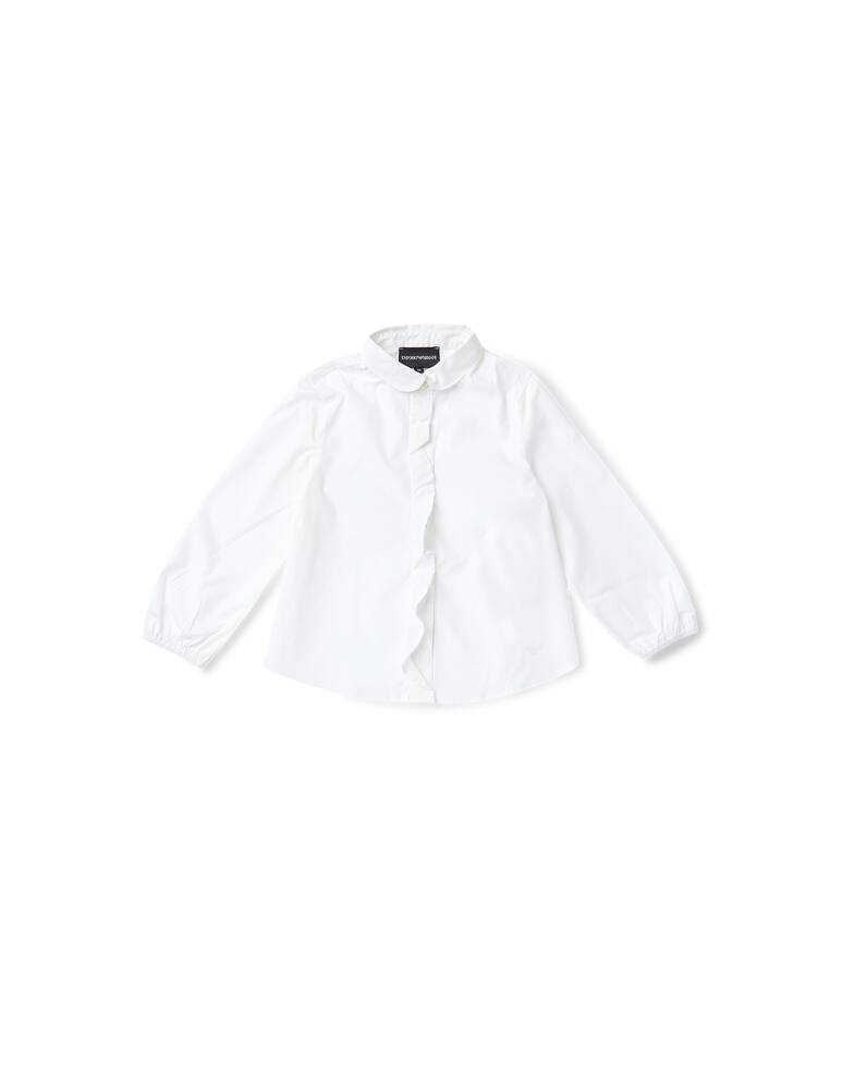 Emporio Armani Camicia in cotone con volant - immagine 1 Emporio Armani Camicia in cotone con volant - immagine 1