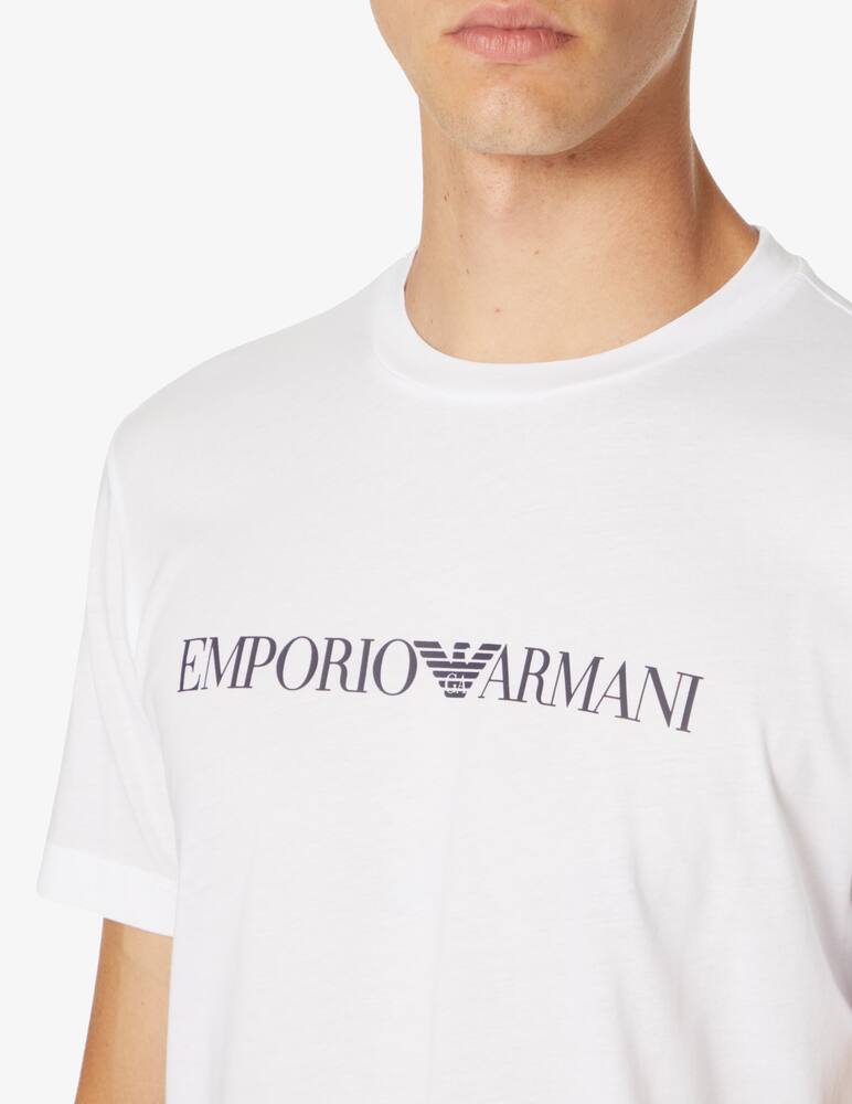 rinascente Emporio Armani Logo basic lettering t-shirt - White