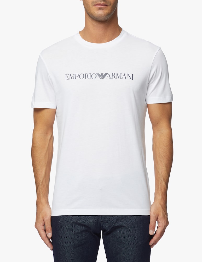 rinascente Emporio Armani Logo basic lettering t-shirt