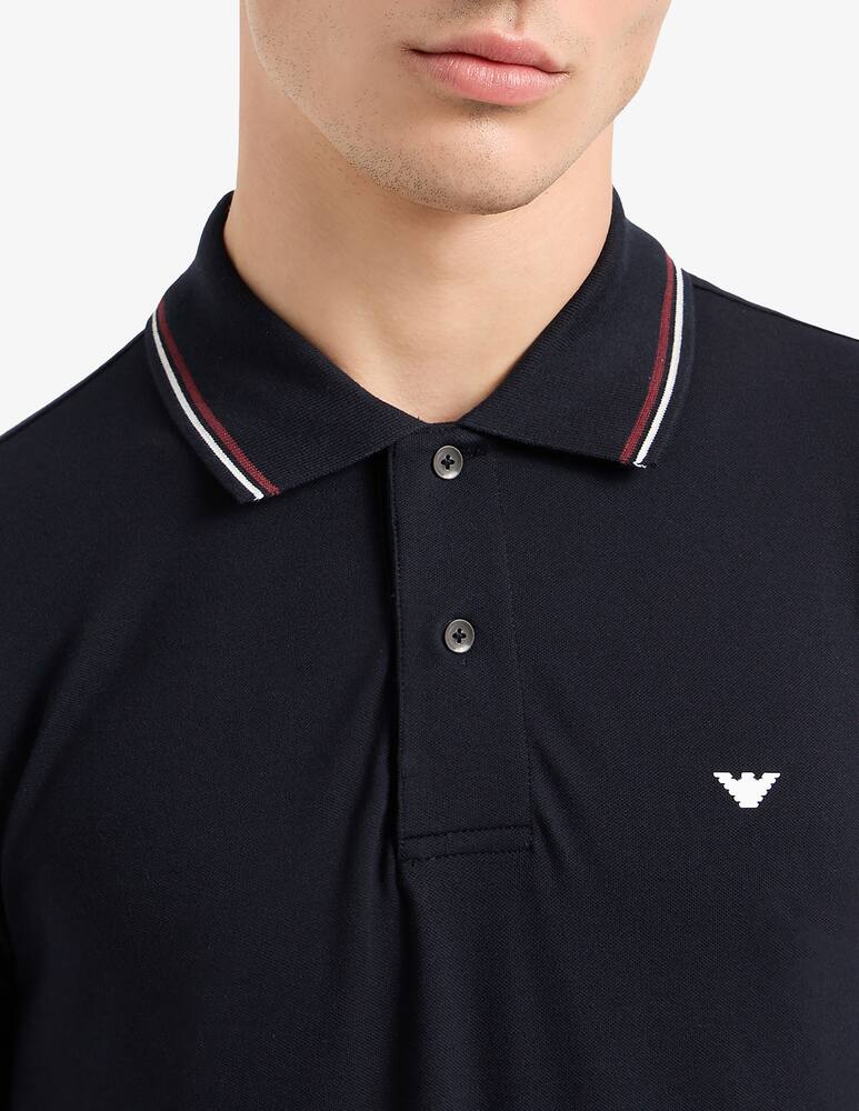 rinascente Emporio Armani Polo collo contrasto