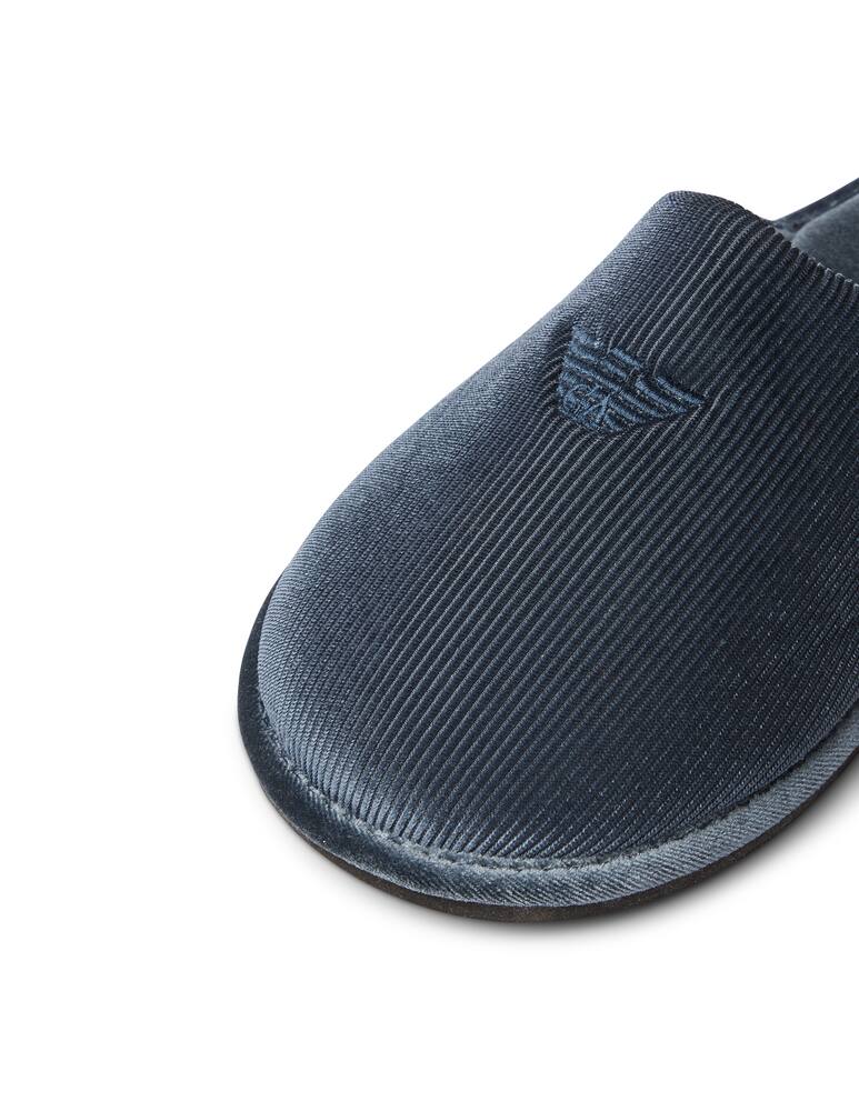 rinascente Emporio Armani Velvet slippers