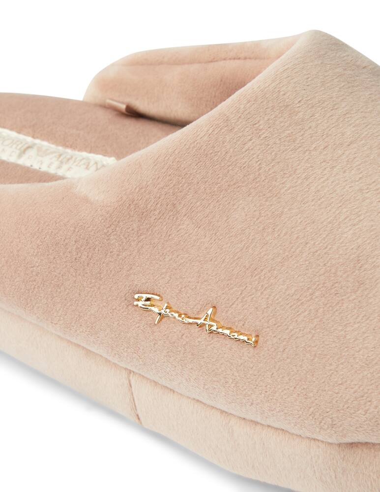 rinascente Emporio Armani Chenille slipers