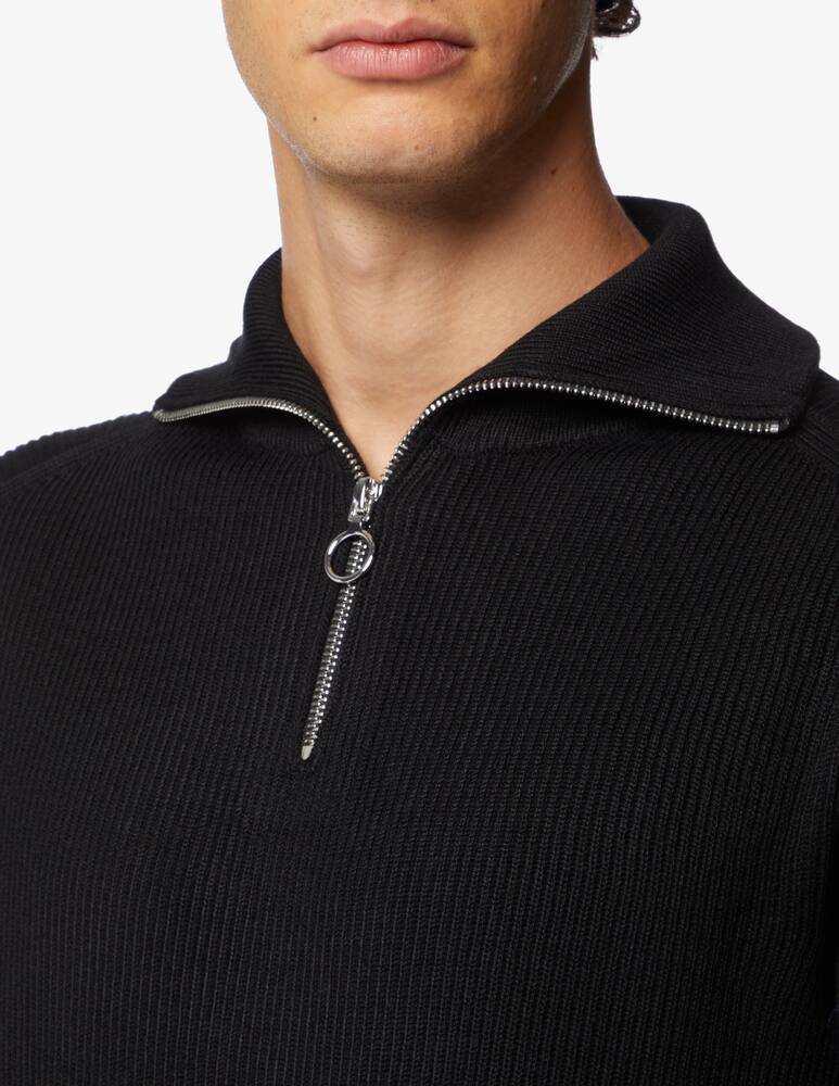 rinascente Armani Exchange Half zip ribbed jumper