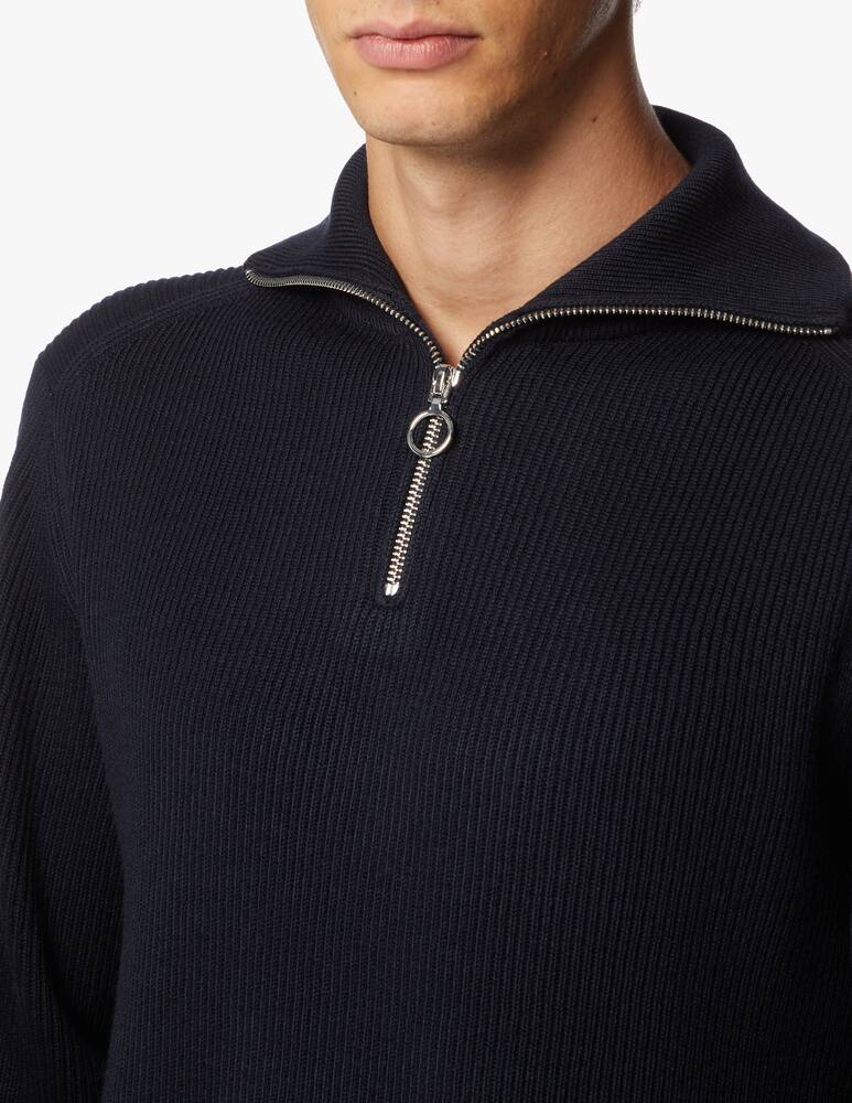 rinascente Armani Exchange Half zip ribbed jumper