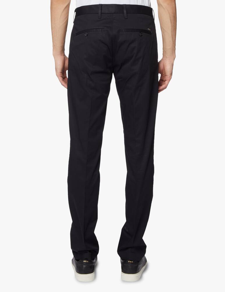 rinascente Emporio Armani Bright cotton gabardine chino pant - blue