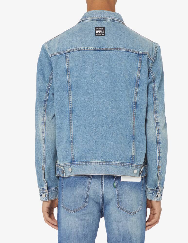 Armani Exchange Giacca trucker in denim - immagine 3 Armani Exchange Giacca trucker in denim - immagine 3