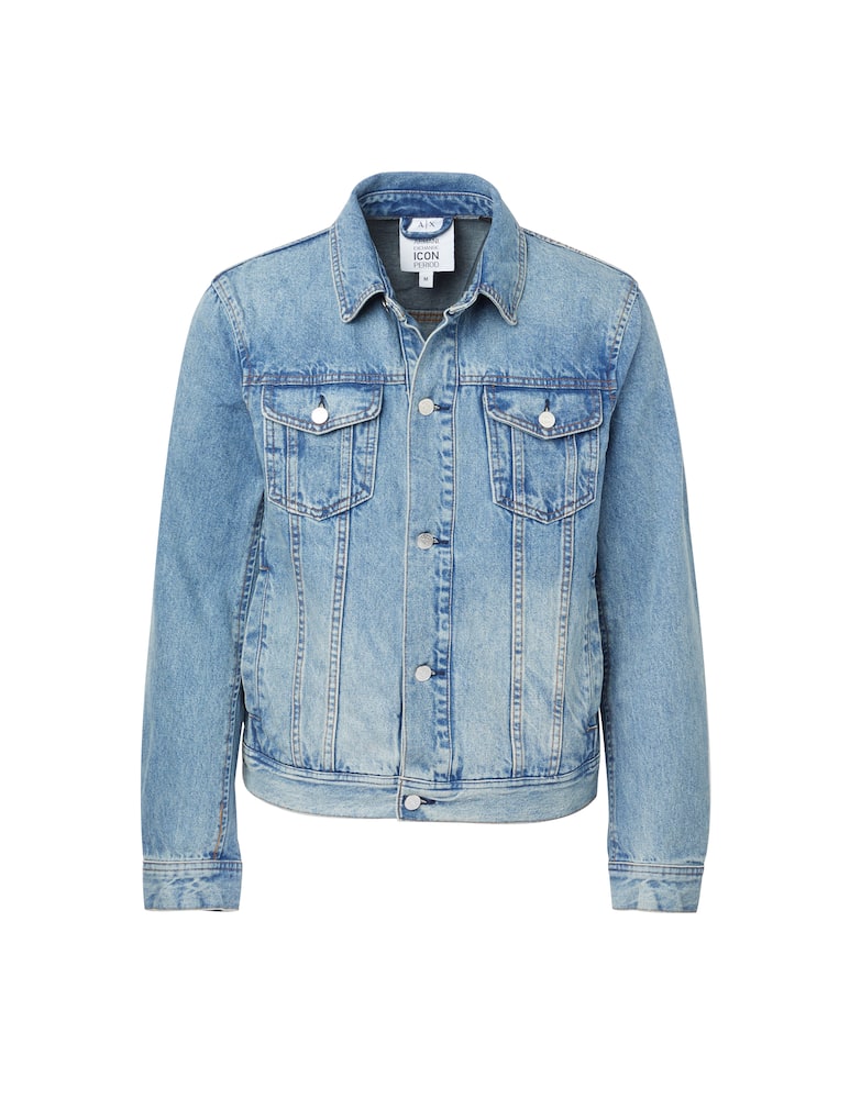 Armani Exchange Giacca trucker in denim - immagine 5 Armani Exchange Giacca trucker in denim - immagine 5