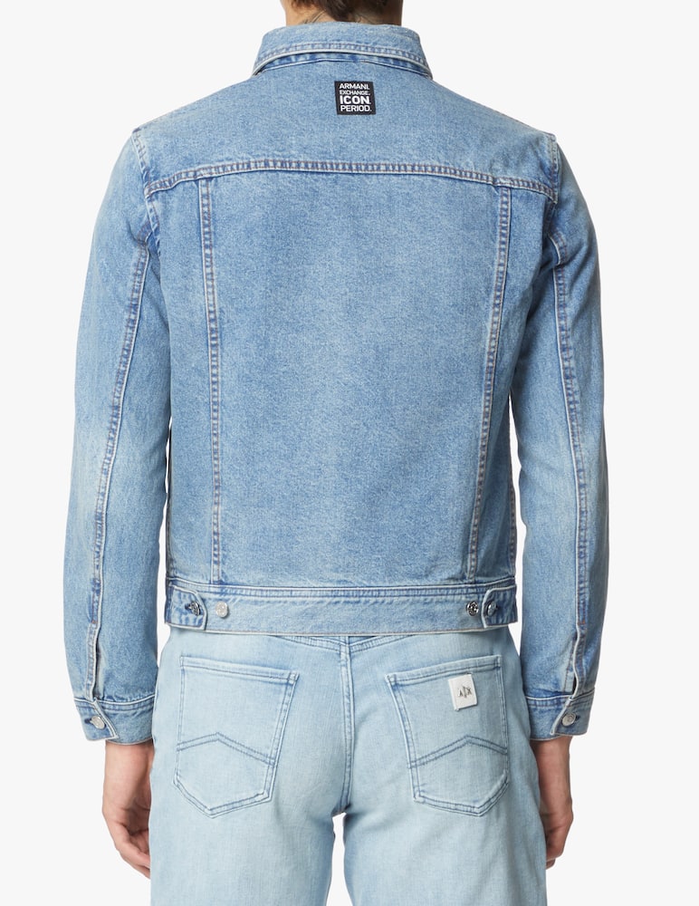 Armani Exchange Giacca trucker in denim - immagine 7 Armani Exchange Giacca trucker in denim - immagine 7