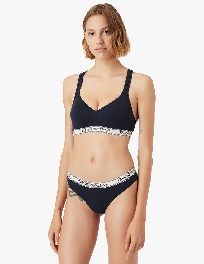 rinascente Emporio Armani Cotton brazilian slips 2 pack