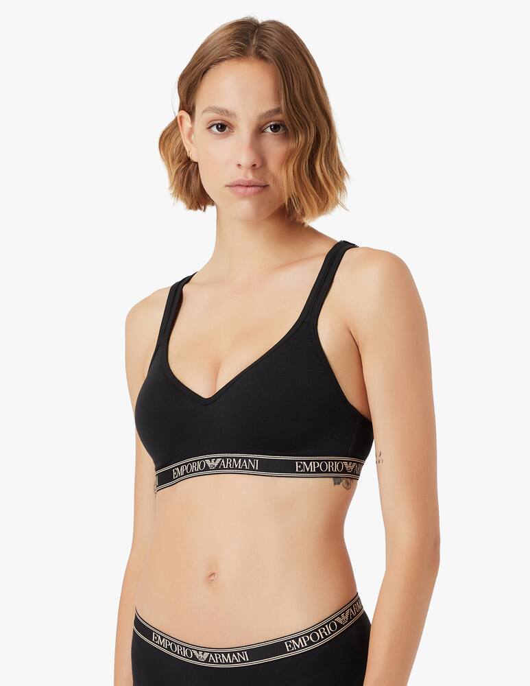 rinascente Emporio Armani Cotton padded bralette