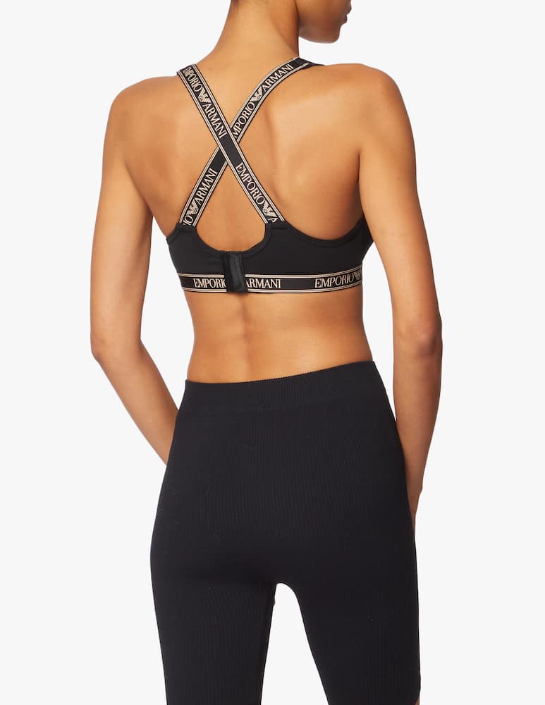 rinascente Emporio Armani Cotton padded bralette