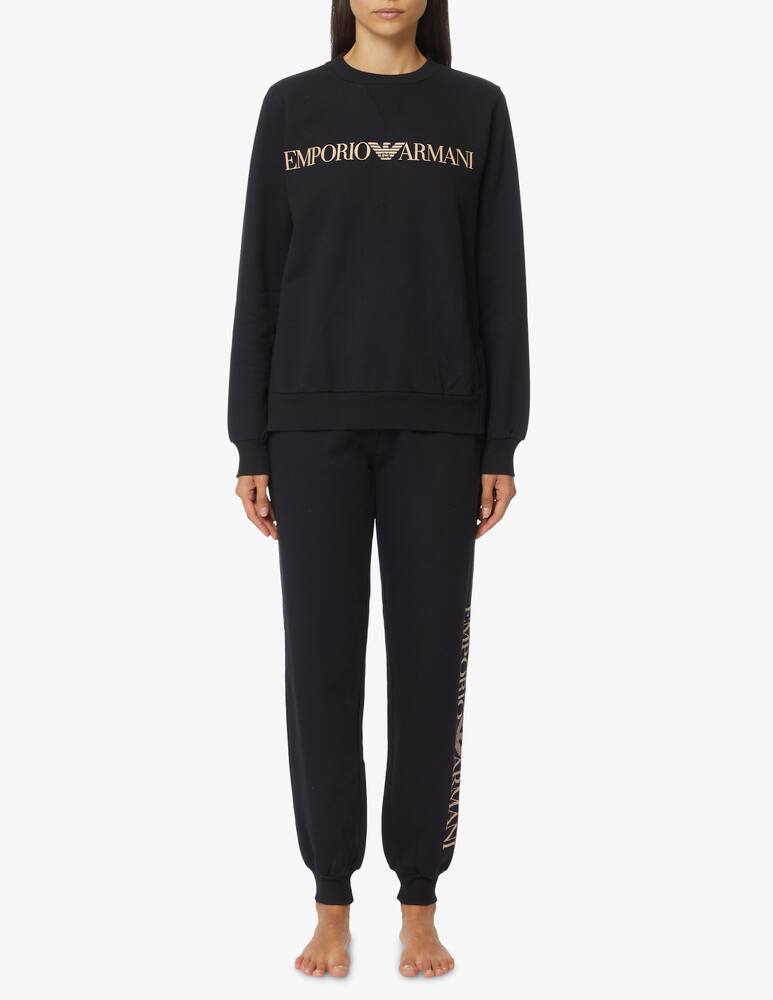 rinascente Emporio Armani Maglione a manica lunga e pantaloni in misto cotone 