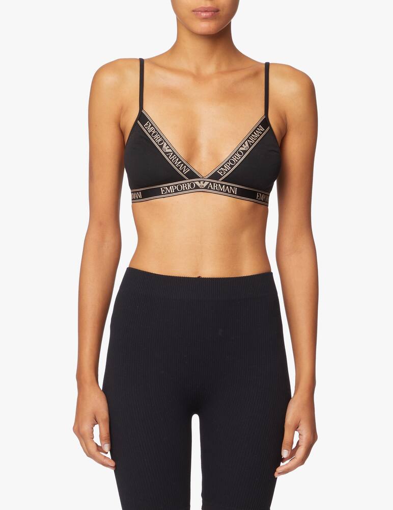 rinascente Emporio Armani Cotton triangle bra