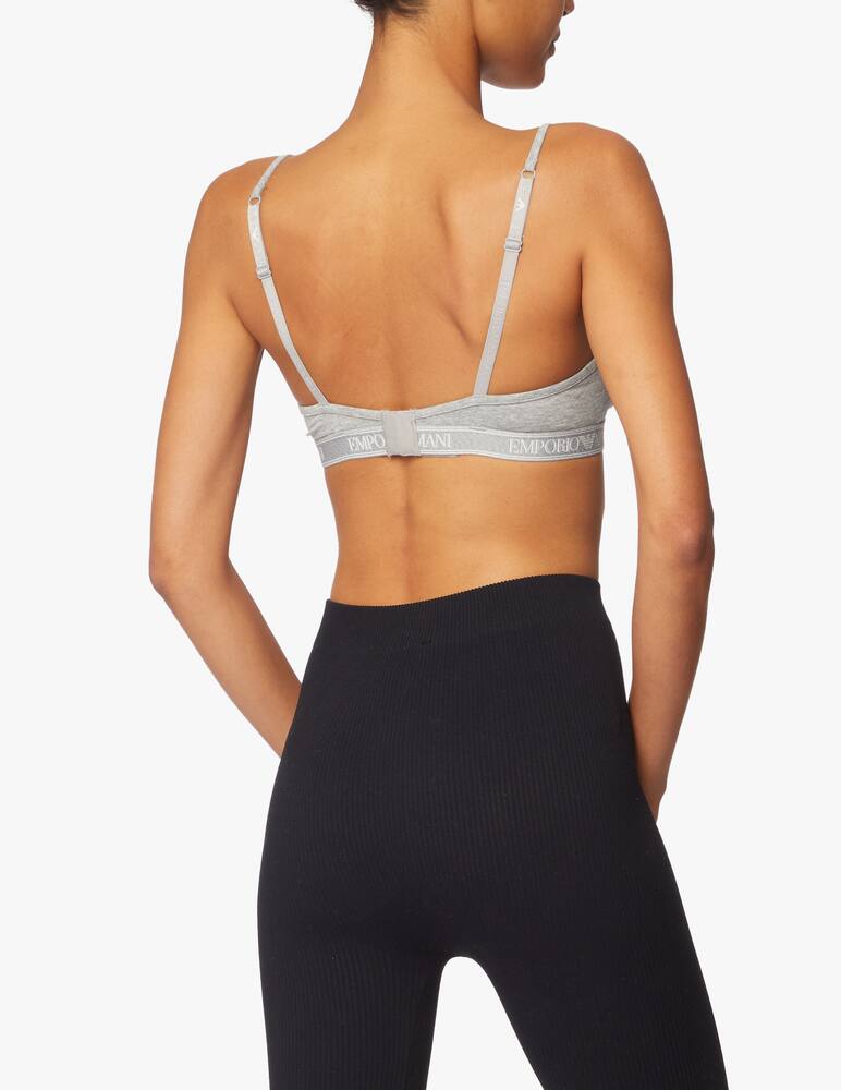 rinascente Emporio Armani Cotton triangle bra