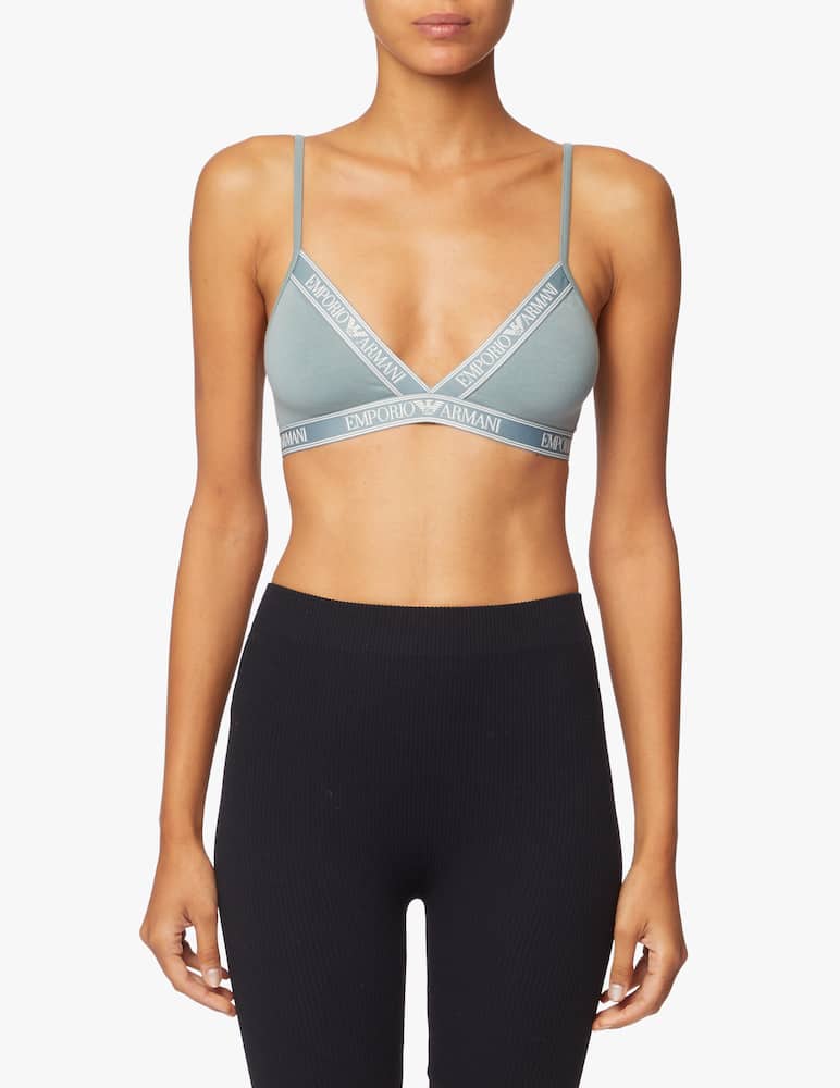 rinascente Emporio Armani Cotton triangle bra