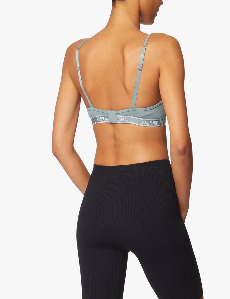rinascente Emporio Armani Cotton triangle bra