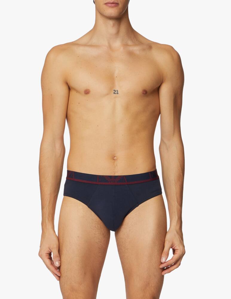 rinascente Emporio Armani Monogram 3 pack brief