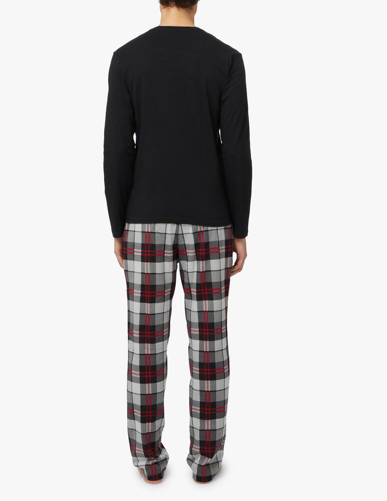 rinascente Emporio Armani Scottish motif long pyjamas