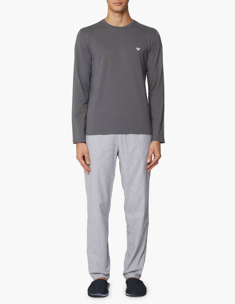 rinascente Emporio Armani Pigiama lungo in flanella