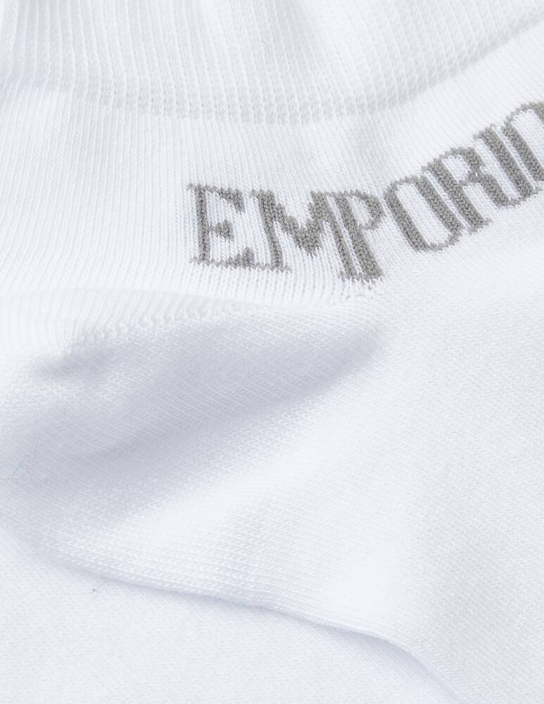 rinascente Emporio Armani Set 3 paia calze corte logo