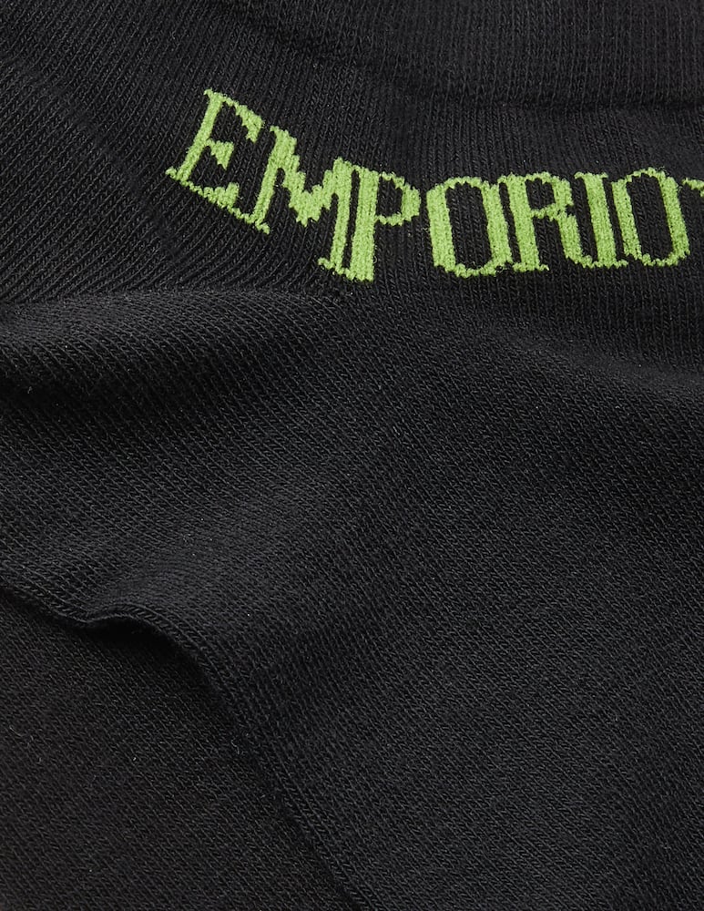 rinascente Emporio Armani Set 3 paia calze corte logo