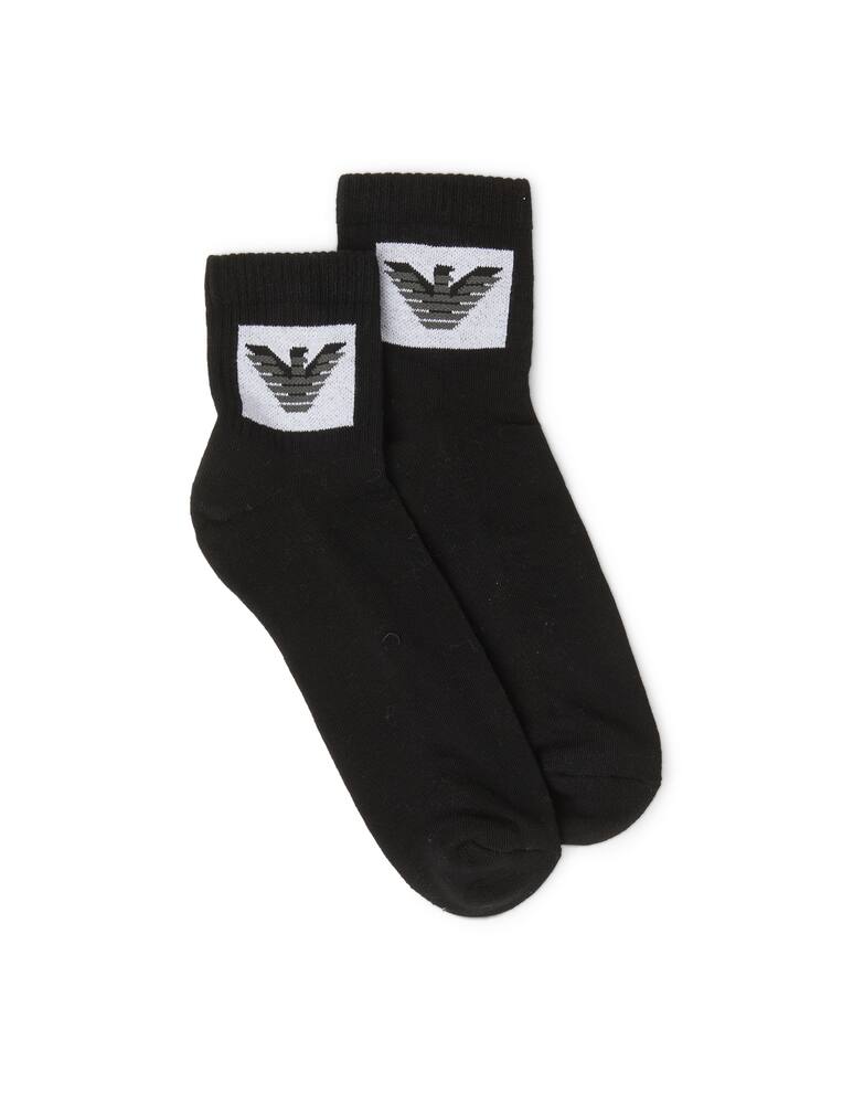 rinascente Emporio Armani Set 2 paia calze corte big eagle