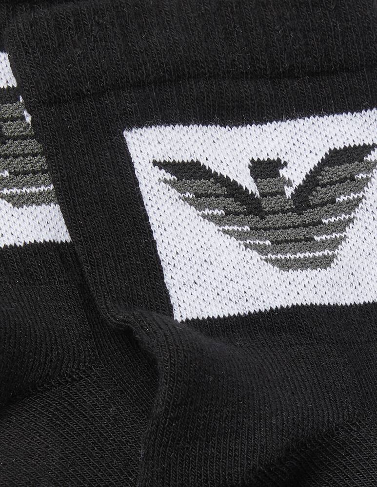 rinascente Emporio Armani Set 2 paia calze corte big eagle