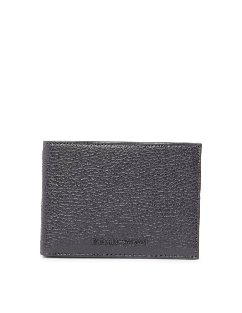 rinascente Emporio Armani Set portafoglio e portachiavi in pelle