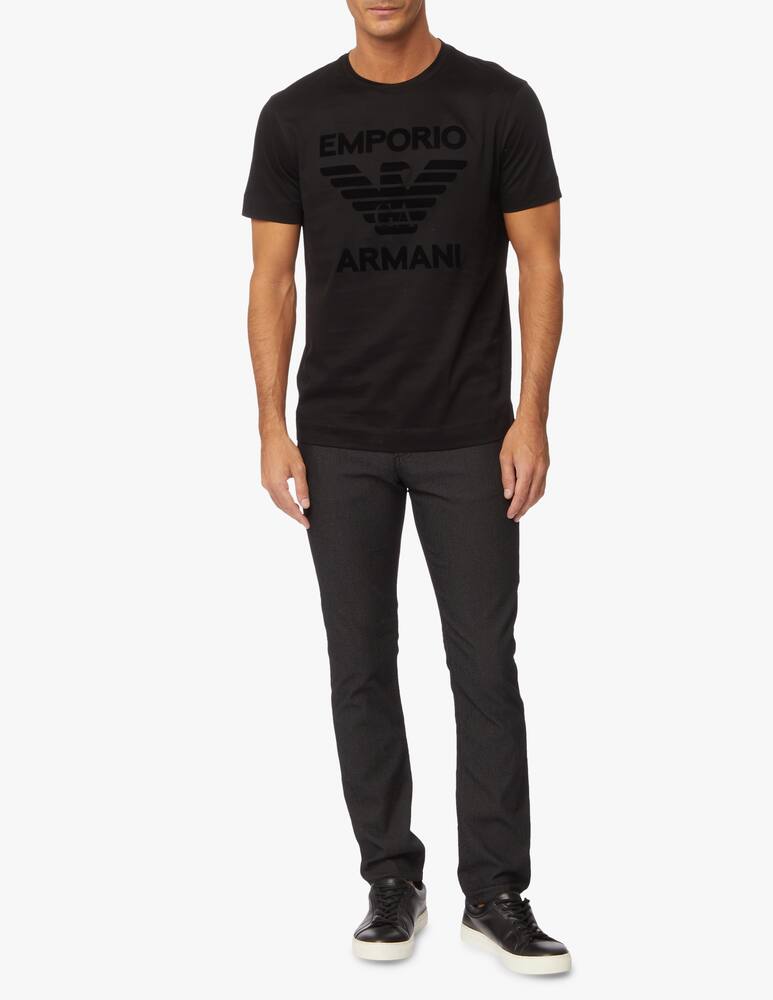 rinascente Emporio Armani Flock logo t-shirt