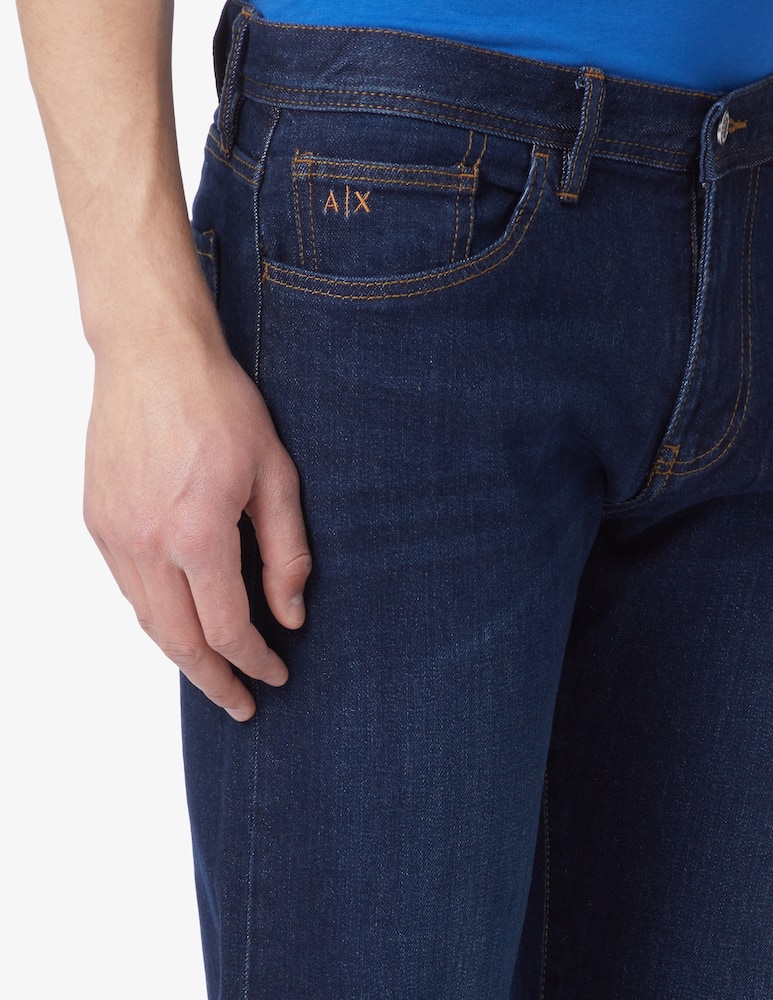 rinascente Armani Exchange D j16 straight denim 