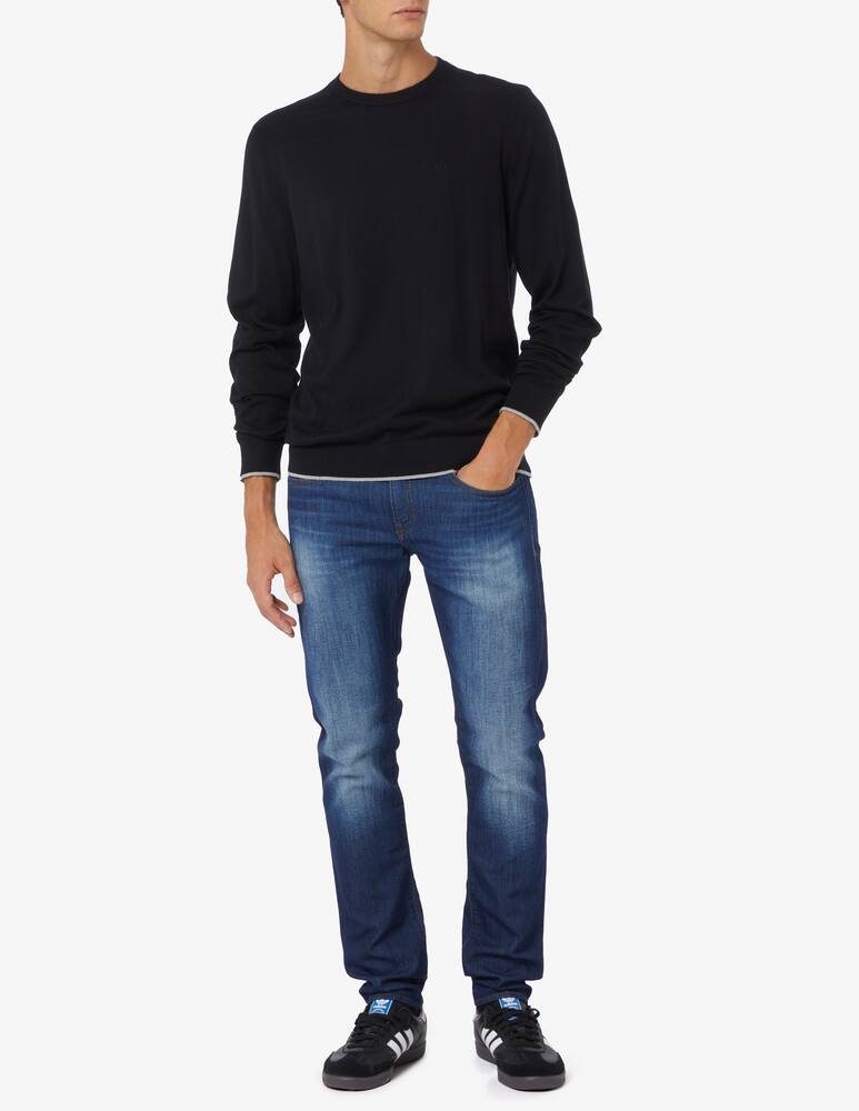 rinascente Armani Exchange Maglia girocollo in cotone e cashmere