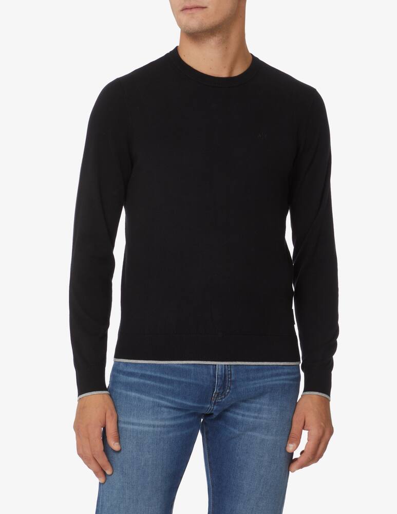 rinascente Armani Exchange Maglia girocollo cotone cachemire - Nero