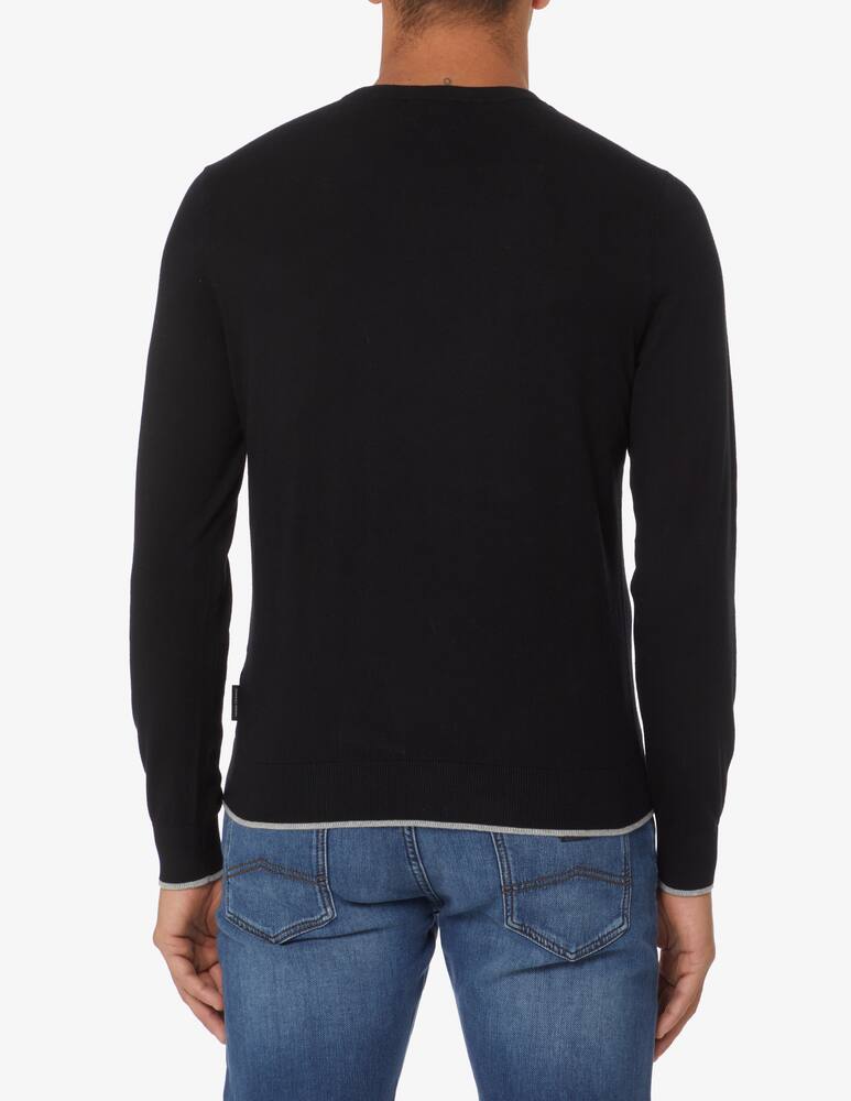 rinascente Armani Exchange Maglia girocollo cotone cachemire - Nero
