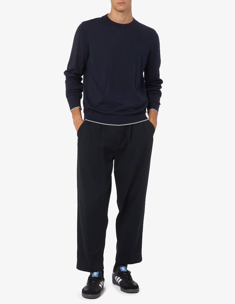 rinascente Armani Exchange Maglia girocollo in cotone e cashmere