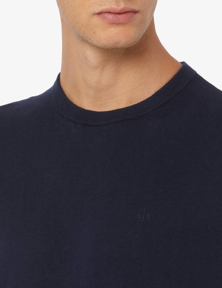 rinascente Armani Exchange Maglia girocollo in cotone e cashmere