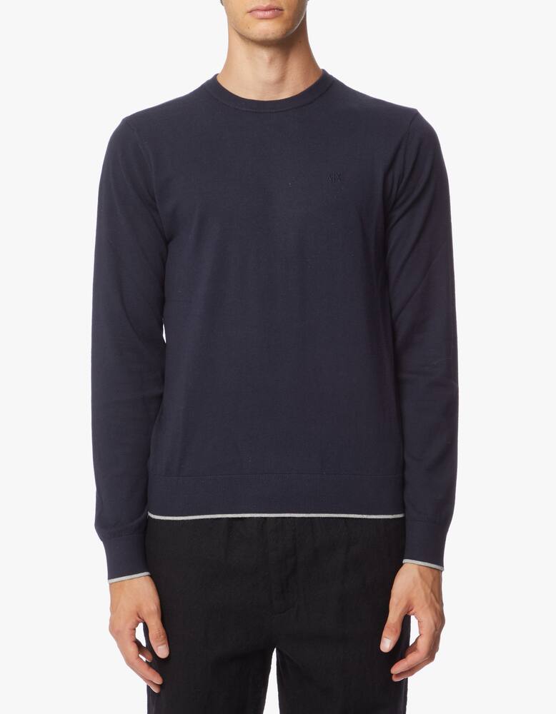 rinascente Armani Exchange Maglia girocollo in cotone e cashmere