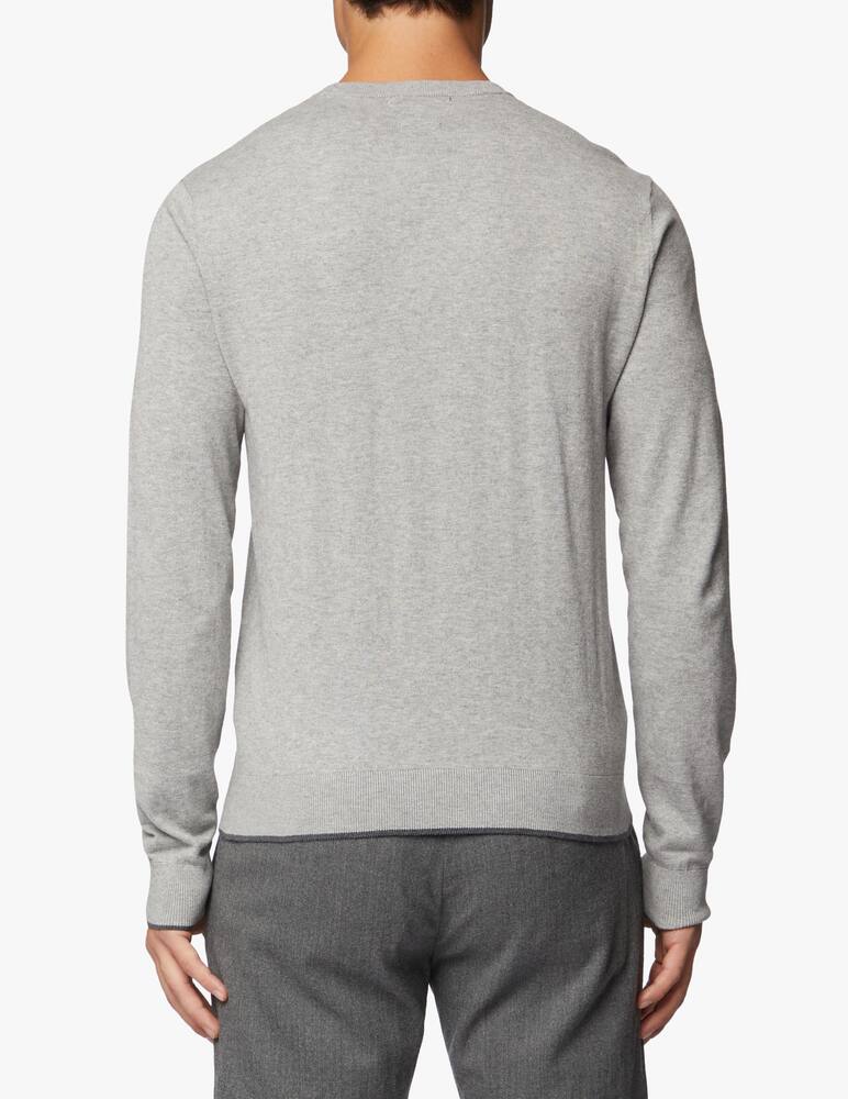 rinascente Armani Exchange Cotton cashmere roundneck jumper - Grey