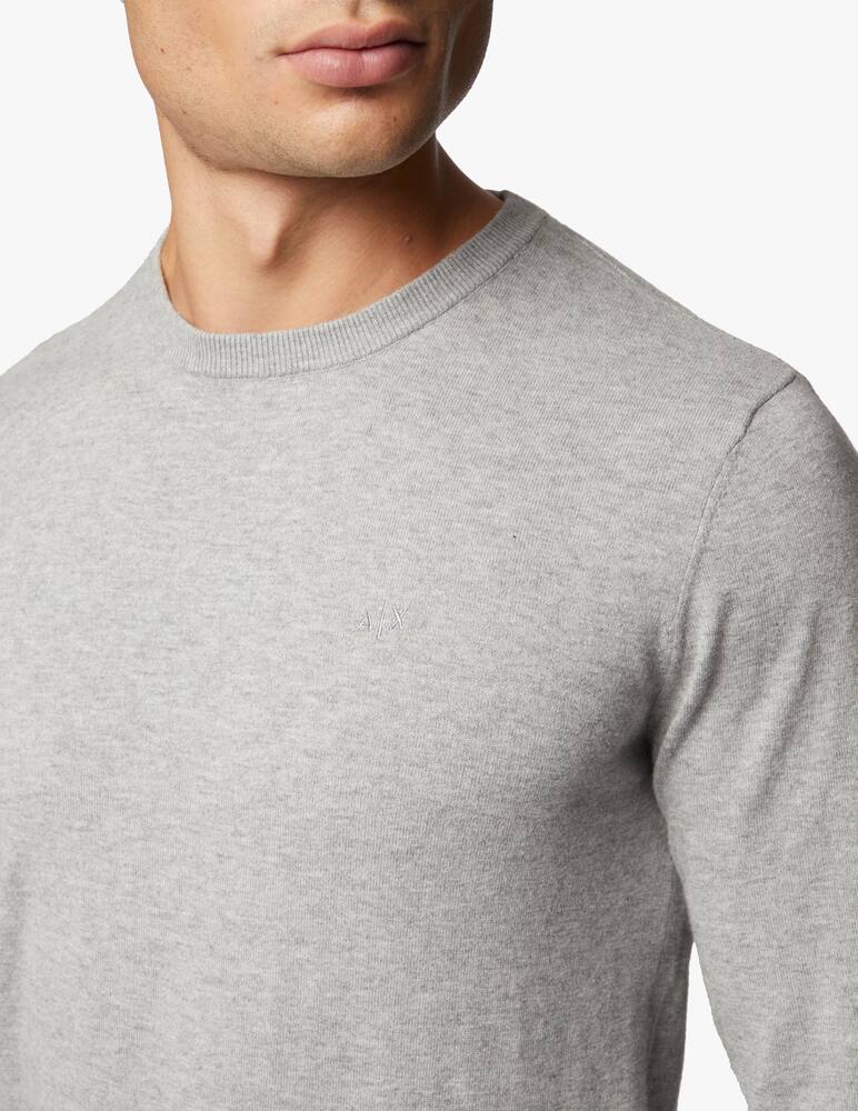 rinascente Armani Exchange Cotton cashmere roundneck jumper - Grey