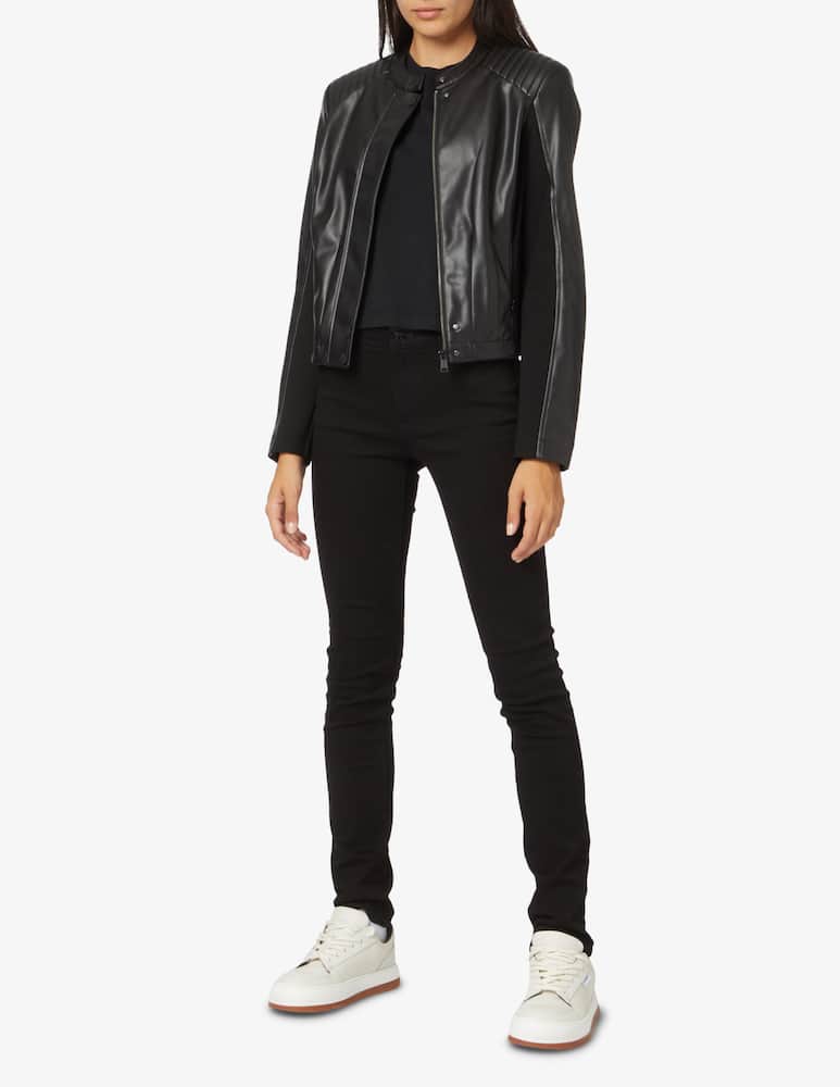 Armani Exchange Jeans a sigaretta con vita alta - nero - immagine 5 Armani Exchange Jeans a sigaretta con vita alta - nero - immagine 5