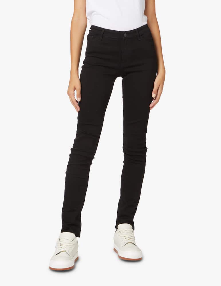 Armani Exchange Jeans a sigaretta con vita alta - nero - immagine 1 Armani Exchange Jeans a sigaretta con vita alta - nero - immagine 1