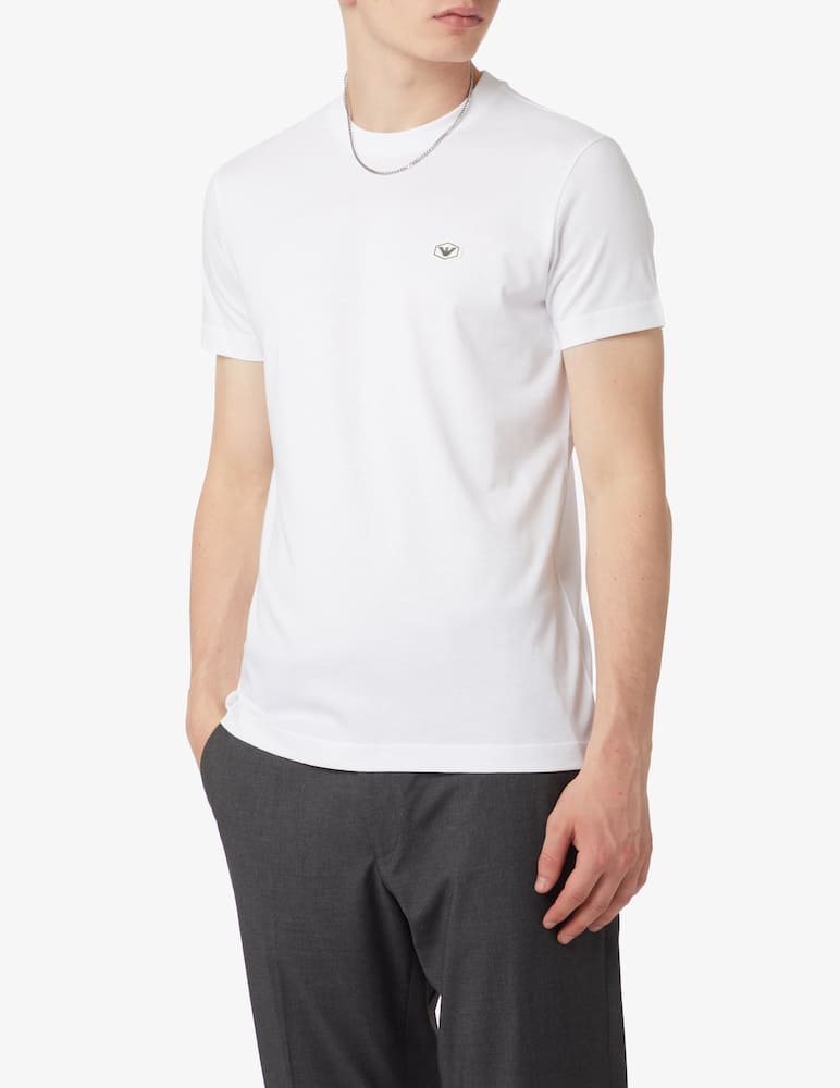 Emporio Armani Maglietta maniche corte box logo - immagine 1 Emporio Armani Maglietta maniche corte box logo - immagine 1