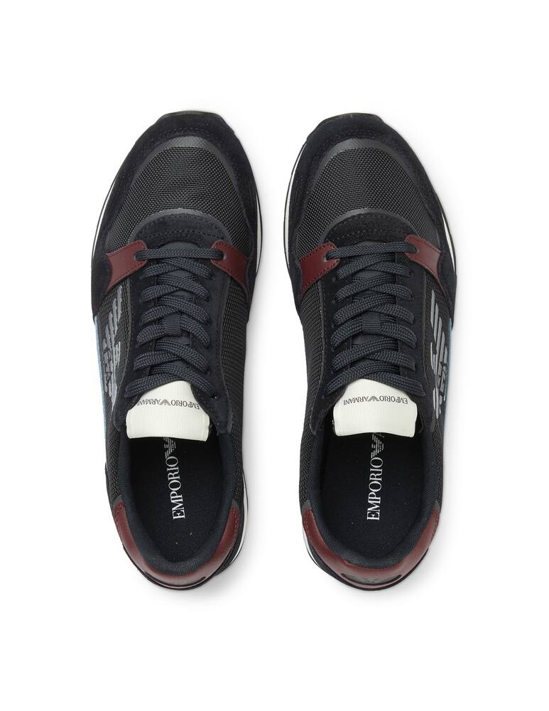 rinascente Emporio Armani Running suede sneakers
