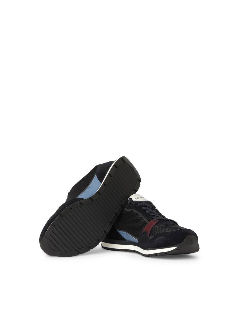 rinascente Emporio Armani Running suede sneakers