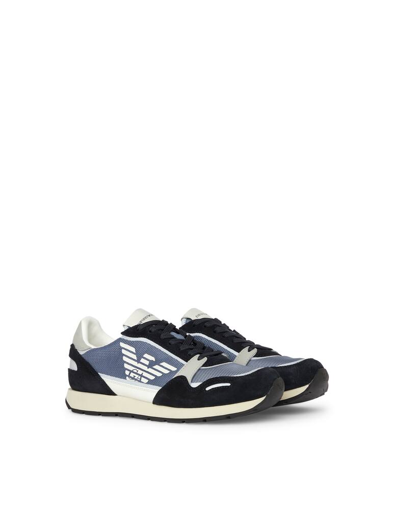 rinascente Emporio Armani Running suede sneakers